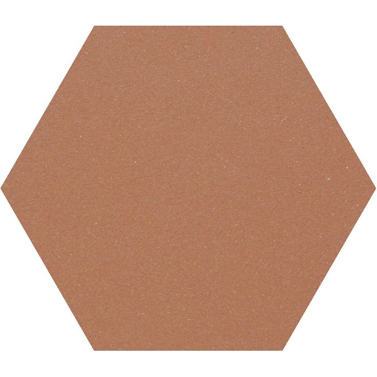 Lattialaatta Pukkila Natura 6-kulmainen Keskiruskea, himmeä, sileä, 115x100mm