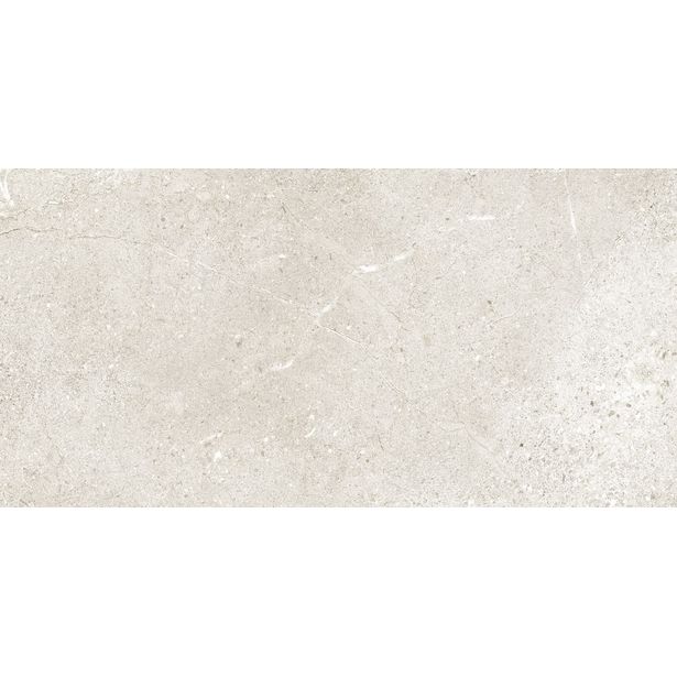 Lattialaatta Pukkila Stone Age White, 29.5x59.2cm, matta, tasapintainen