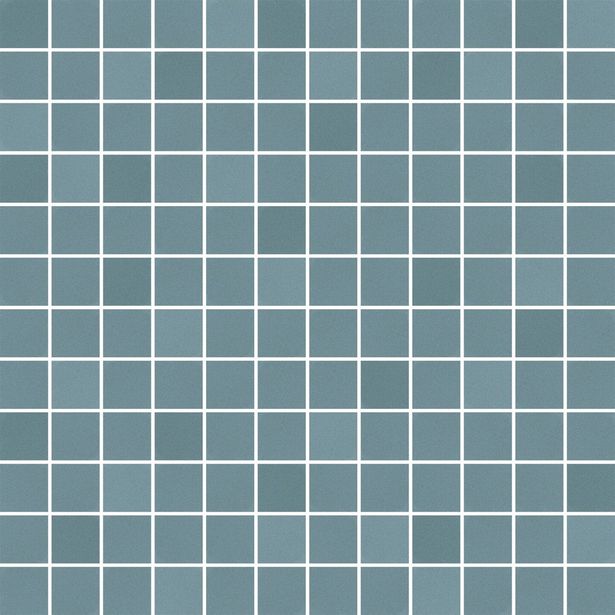 Mosaiikkilaatta Pukkila Mosaico Porcelanico Blue, himmeä, sileä, 25x25mm