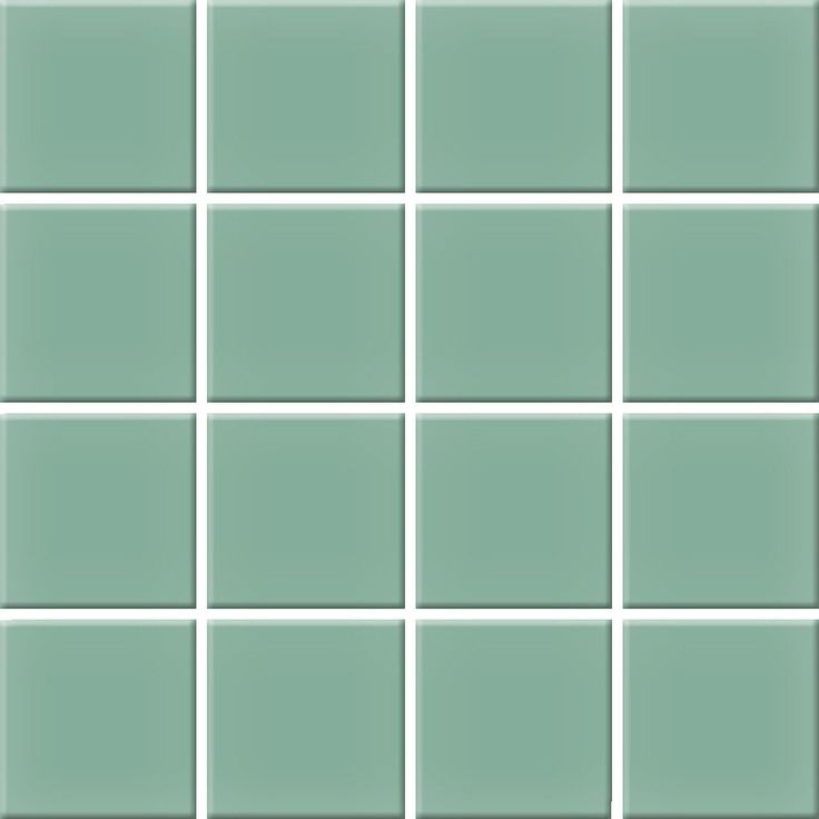 Mosaiikkilaatta Pukkila Color Sea Green, himmeä, sileä, 47x47mm