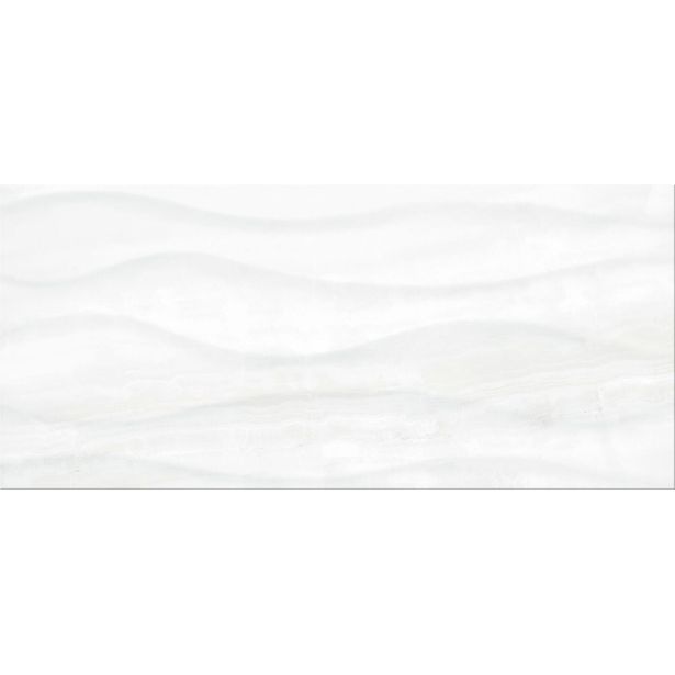 Kuviolaatta Pukkila Glam Onice Bianco, kiiltävä, sileä, 547x247mm