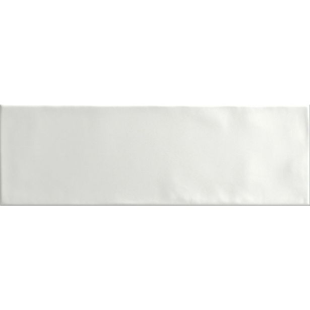 Seinälaatta Pukkila Soho White, himmeä, struktuuri, 297x97mm