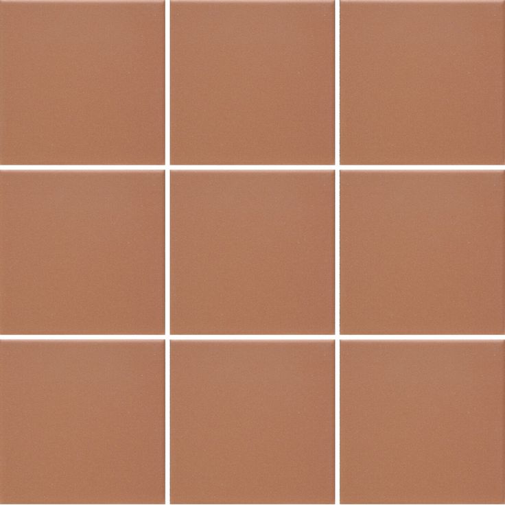 Lattialaatta Pukkila Natura Keskiruskea, himmeä, sileä, 96x96mm, lasikuituverkossa