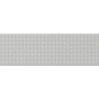 Kuviolaatta Pukkila Soho Light grey, kiiltävä, struktuuri, 297x97mm