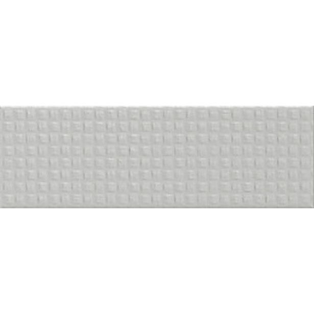 Kuviolaatta Pukkila Soho Light grey, kiiltävä, struktuuri, 297x97mm