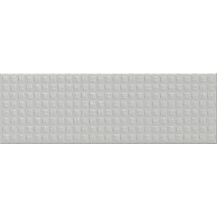 Kuviolaatta Pukkila Soho Light grey, kiiltävä, struktuuri, 297x97mm
