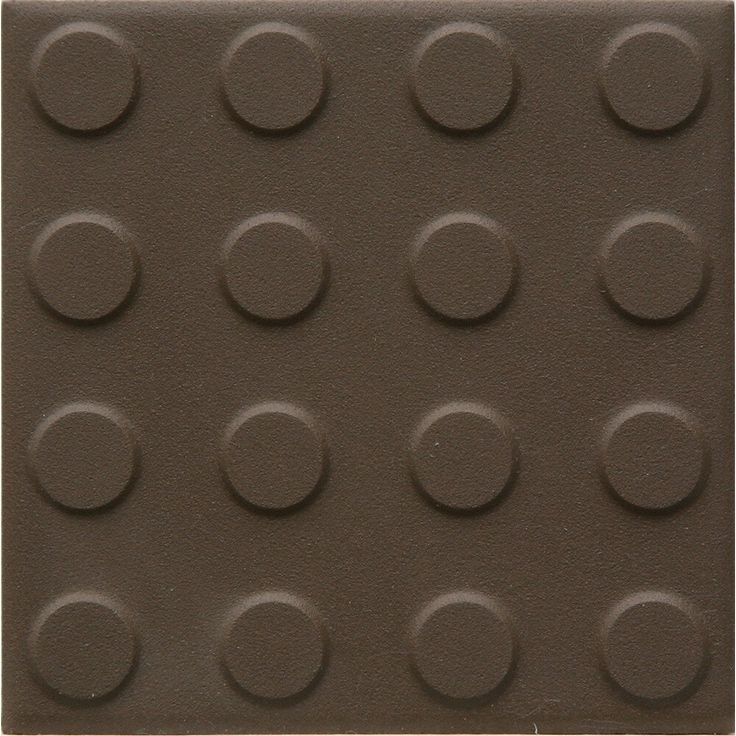 Lattialaatta Pukkila Natura Ruskea, himmeä, struktuuri, pyörönasta, 96x96mm
