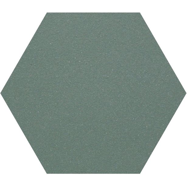 Lattialaatta Pukkila Natura 6-kulmainen Tummanvihreä, himmeä, sileä, 115x100mm