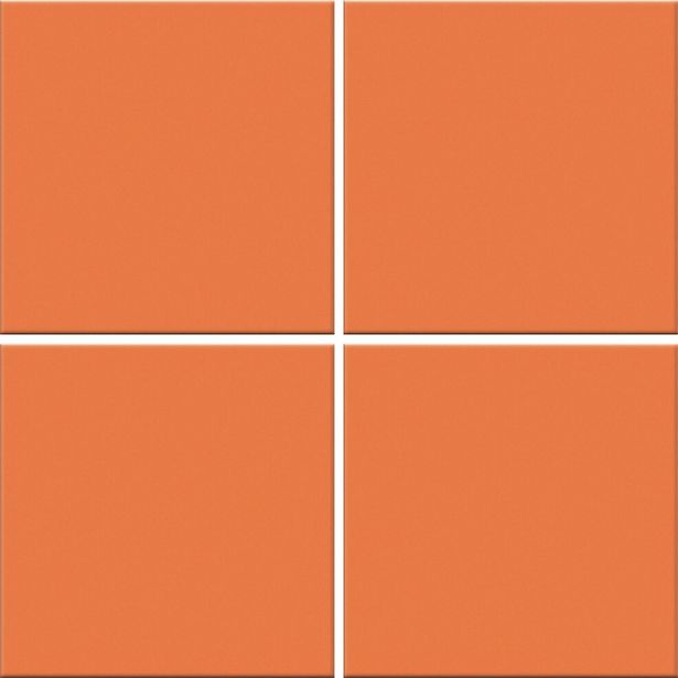 Lattialaatta Pukkila Color Tangerine, himmeä, sileä, 97x97mm