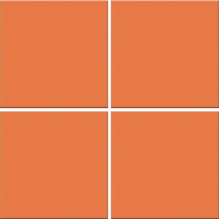 Lattialaatta Pukkila Color Tangerine, himmeä, sileä, 97x97mm