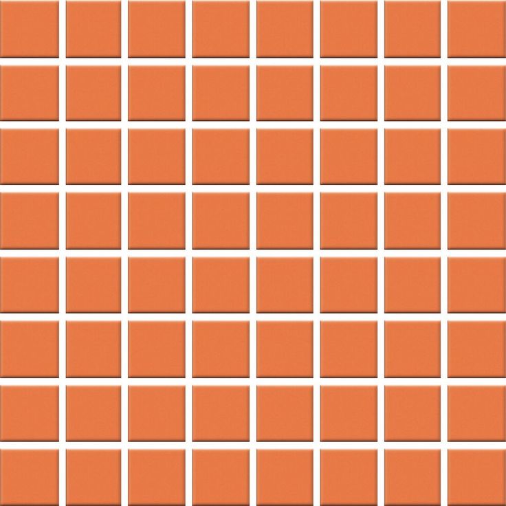 Mosaiikkilaatta Pukkila Color Tangerine, himmeä, sileä, 22x22mm