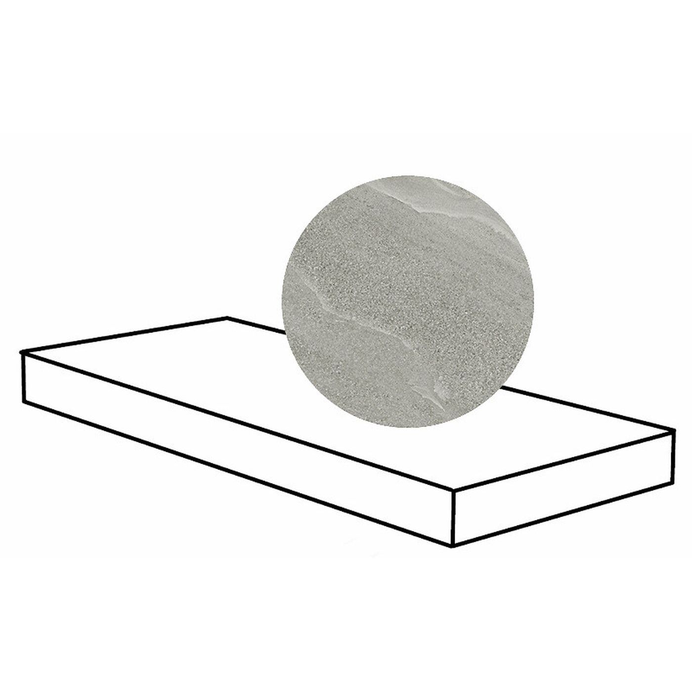 Porraspala Pukkila Landstone SX Grey, matta, tasapintainen, 33x120cm