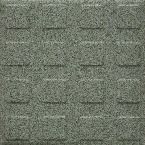Lattialaatta Pukkila Natura Granite Green, himmeä, struktuuri, neliönasta, 96x96mm