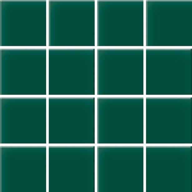 Mosaiikkilaatta Pukkila Color Victorian Green, himmeä, sileä, 47x47mm