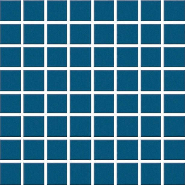 Mosaiikkilaatta Pukkila Color Petrol Blue, himmeä, sileä, 22x22mm