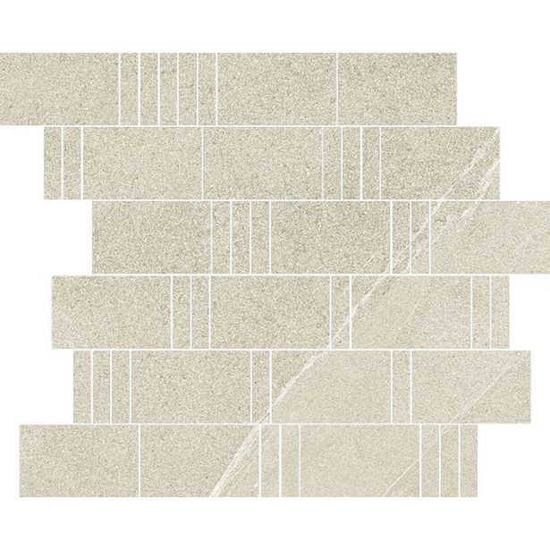 Mosaiikkilaatta Pukkila Landstone Dove Pave, himmeä, sileä, 298x298mm