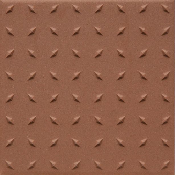 Lattialaatta Pukkila Natura Keskiruskea, himmeä, struktuuri, dd, 96x96mm