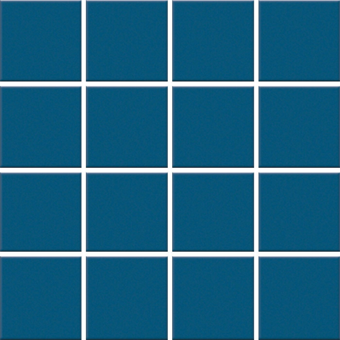 Mosaiikkilaatta Pukkila Color Petrol Blue, himmeä, sileä, 47x47mm