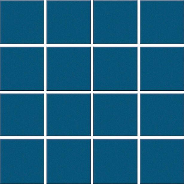 Mosaiikkilaatta Pukkila Color Petrol Blue, himmeä, sileä, 47x47mm