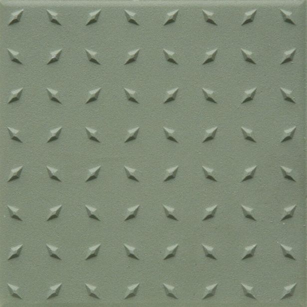 Lattialaatta Pukkila Natura Vihreä, himmeä, struktuuri, dd, 96x96mm