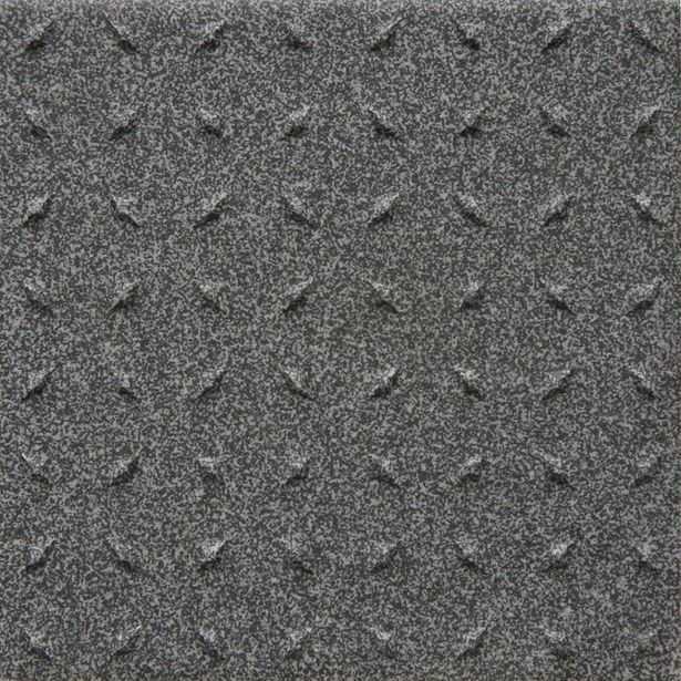 Lattialaatta Pukkila Natura Speckled Black-White, himmeä, struktuuri, dd, 96x96mm