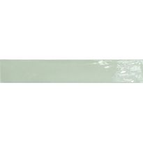 Seinälaatta Pukkila Manacor Mint, kiiltävä, laineileva, 6.5x40cm