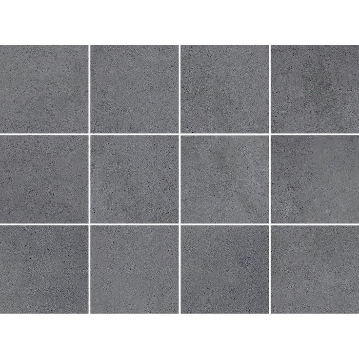 Lattialaatta Pukkila Concreto, 10x10cm, matta, lasitettu, liimatäpläarkki