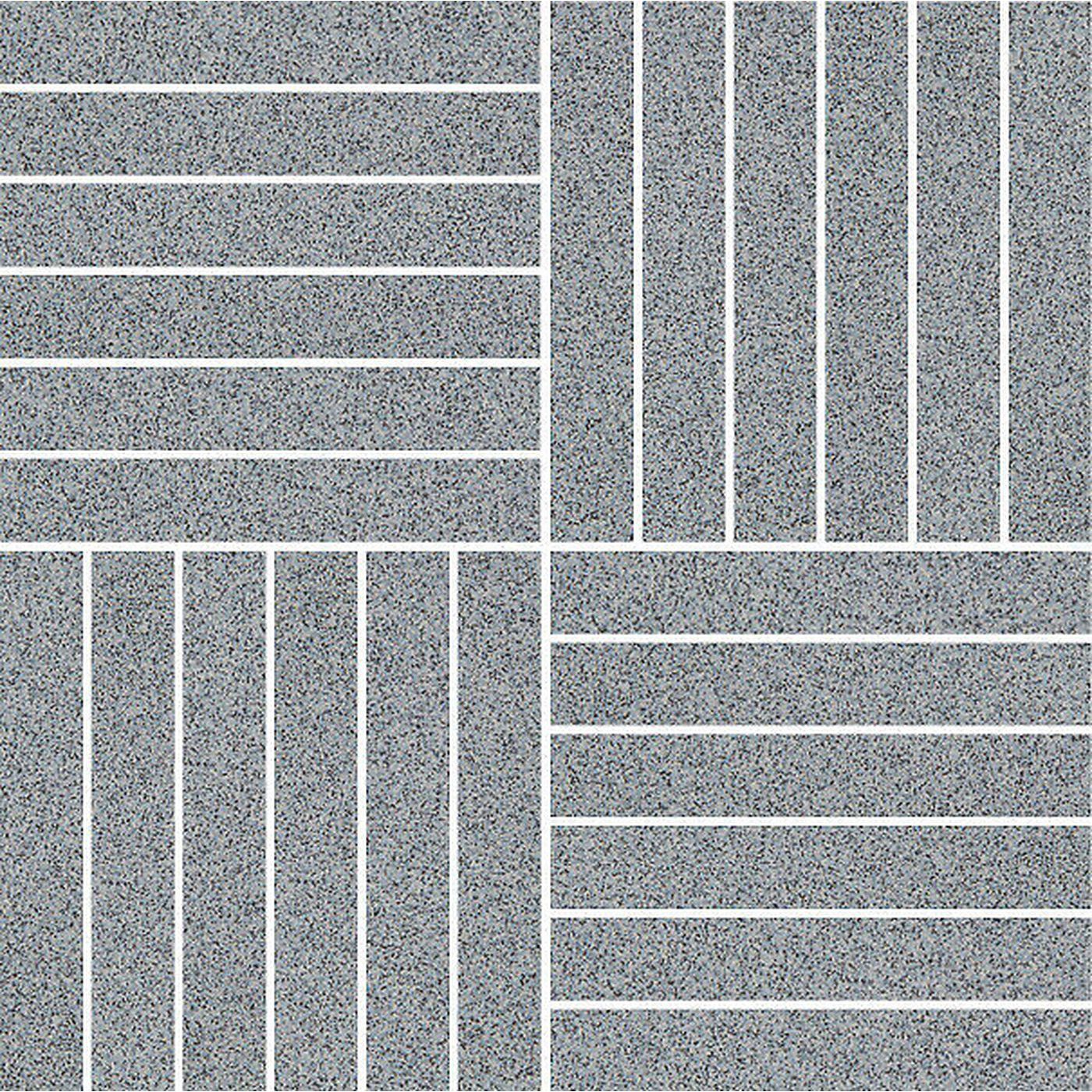 Mosaiikkilaatta Pukkila Natura Victoria ODENSE, matta, tasapintainen, 2.1x13.7cm, lasikuituverkolla, Granite Blue