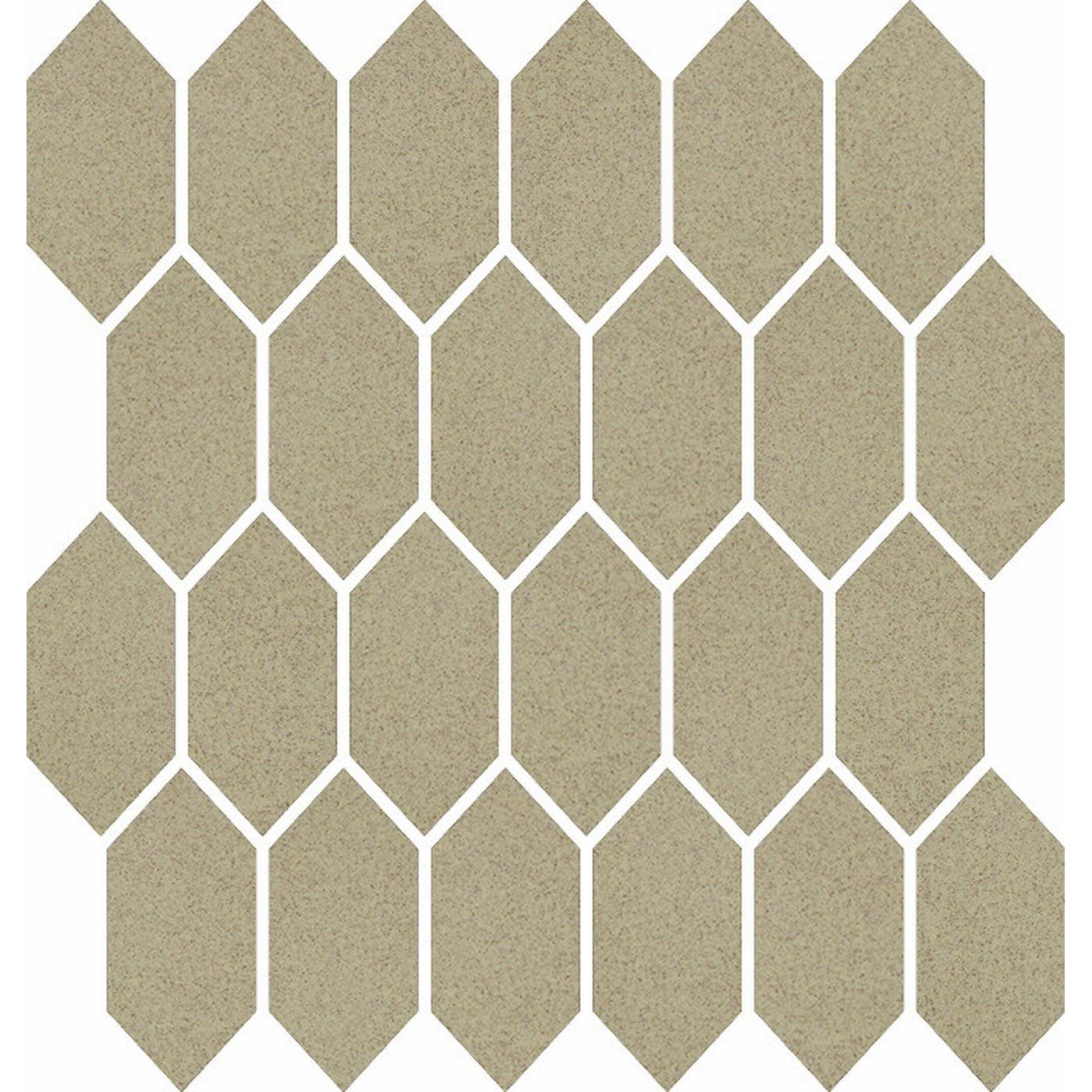 Mosaiikkilaatta Pukkila Natura Victoria PORTLAND, matta, tasapintainen, lasikuituverkolla, 9.6x4.4cm, Speckled Yellow