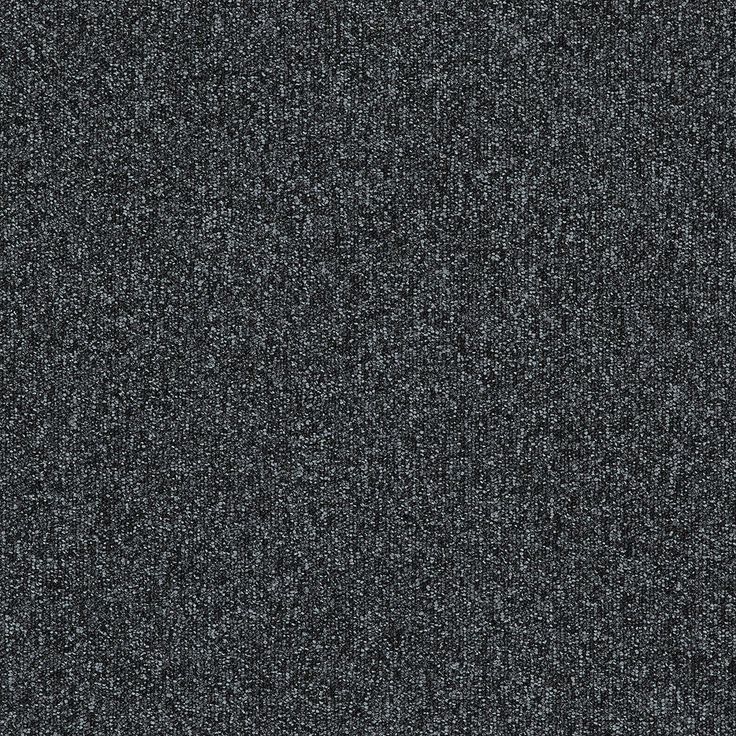 Tekstiililaatta Interface Heuga 727 4122123 Coal, 50x50cm, musta