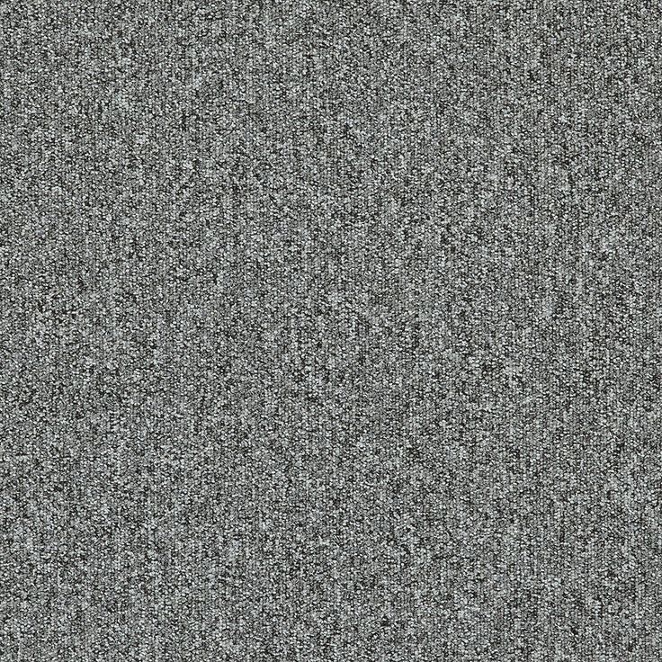 Tekstiililaatta Interface Heuga 727 4122128 Silver, 50x50cm, harmaa