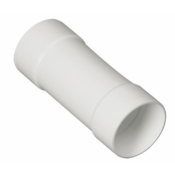 Liitosyhde Puzer, Ø 42/42mm, valkoinen