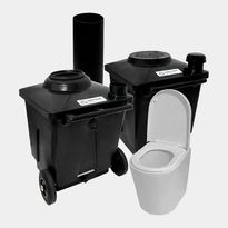 Sisäkuivakäymälä Pikkuvihreä Green Toilet Lux, posliini-istuimella