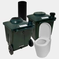 Sisäkuivakäymälä Pikkuvihreä Green Toilet Lux, posliini-istuimella