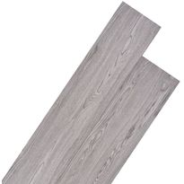 PVC-lattialankut 5,26m² 2mm Tummanharmaa