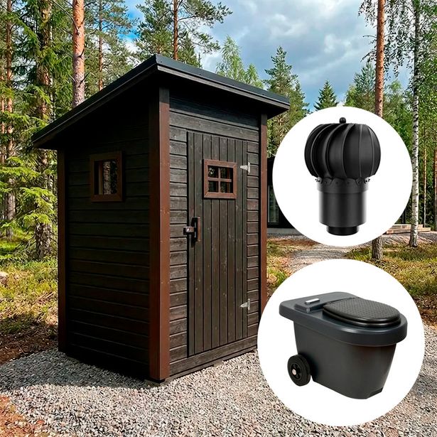 Naava-puucee Green Toilet Easy kompostikäymälällä