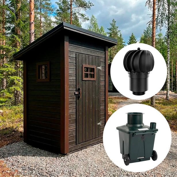 Naava-puucee Green Toilet 120 kompostikäymälällä