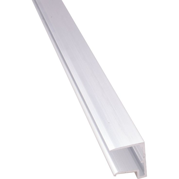 U-päätelista Keraplast 10mm, alumiini, määrämittainen 