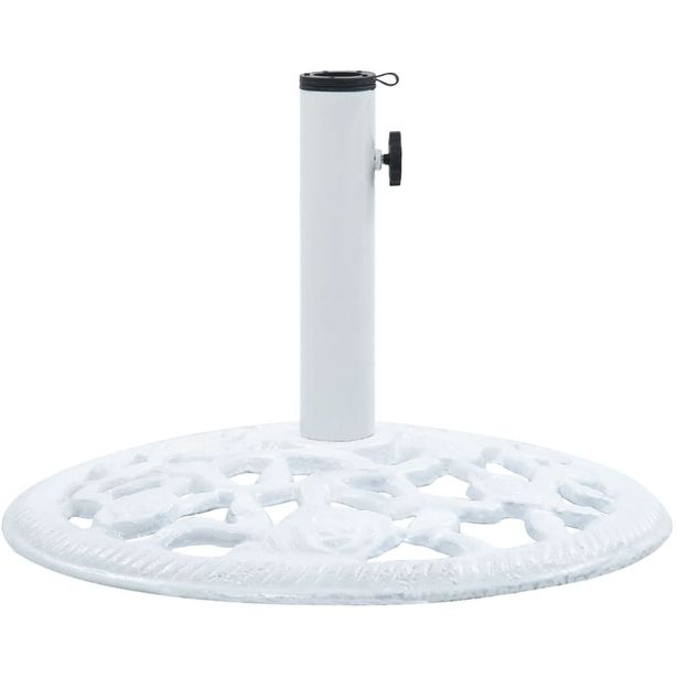 Päivänvarjon alusta valkoinen 12 kg 48 cm valurauta_1