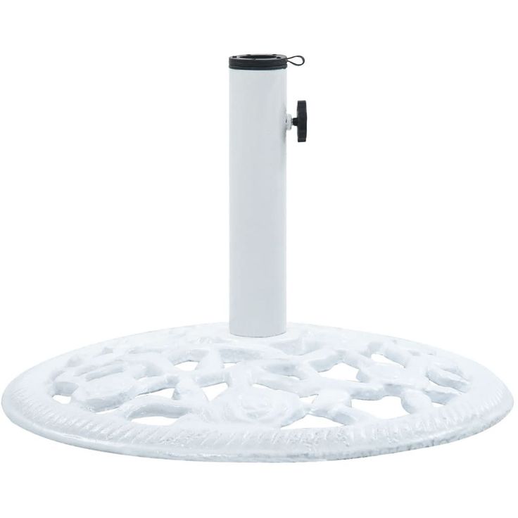 Päivänvarjon alusta valkoinen 12 kg 48 cm valurauta_1