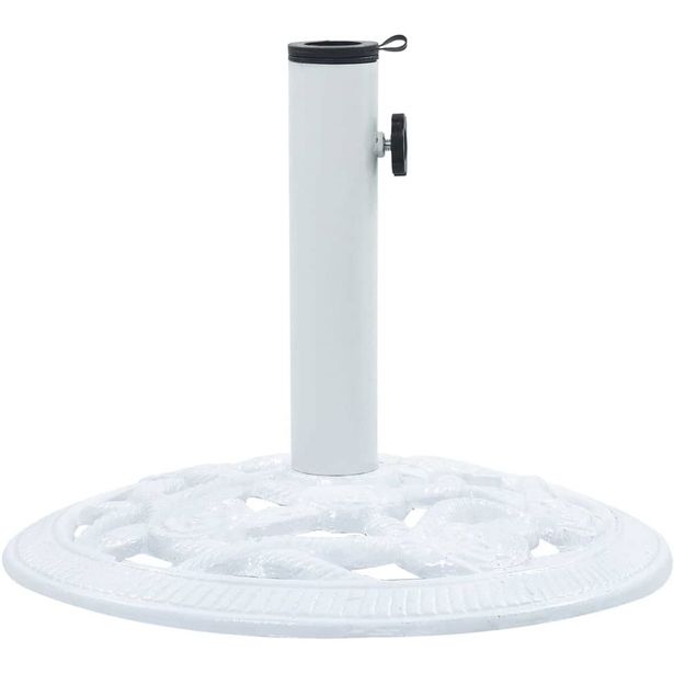 Päivänvarjon alusta valkoinen 9 kg 40 cm valurauta_1