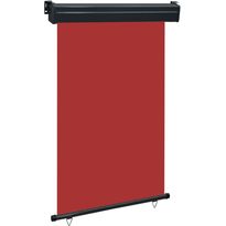 Parvekkeen sivumarkiisi 120x250 cm punainen