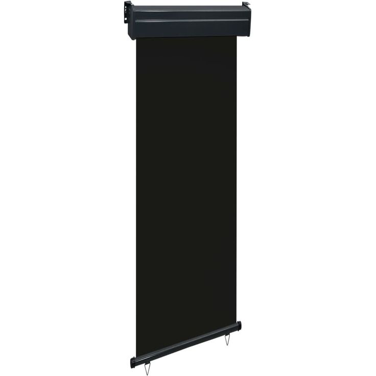 Parvekkeen sivumarkiisi 60x250 cm musta_1