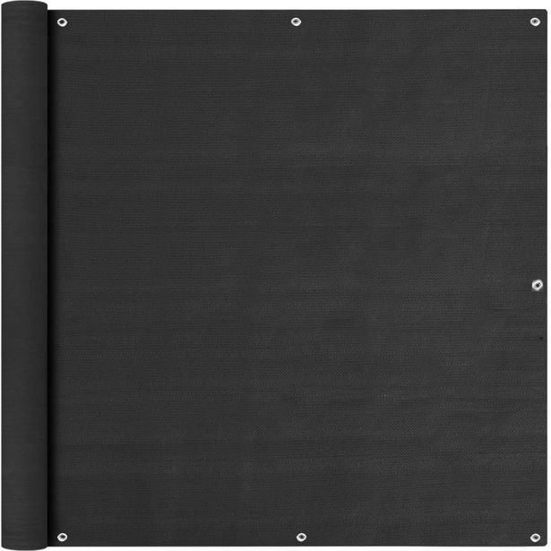 Parvekkeen suoja antrasiitti 120x600 cm hdpe_1