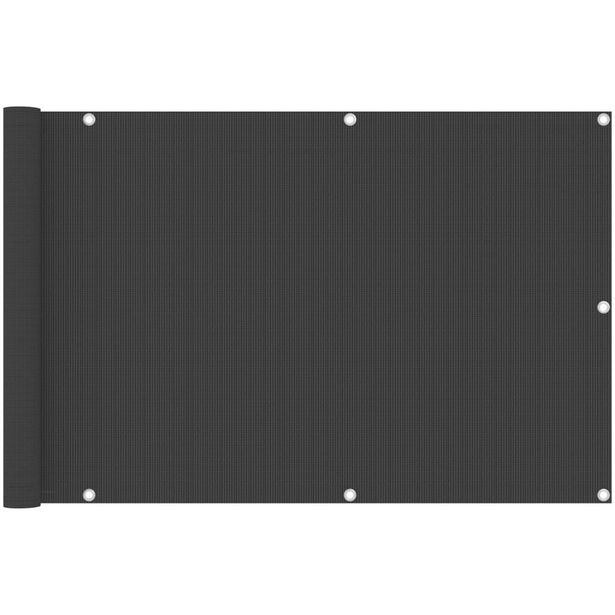 Parvekkeen suoja antrasiitti 90x300 cm hdpe_1