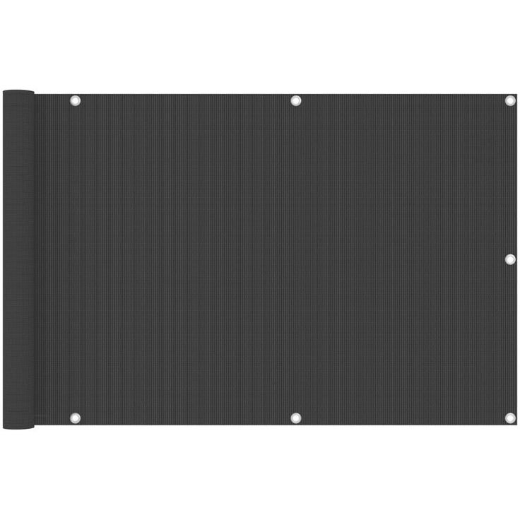 Parvekkeen suoja antrasiitti 90x300 cm hdpe_1
