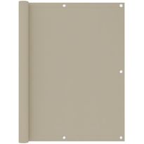 Parvekkeen suoja beige 120x600 cm oxford kangas