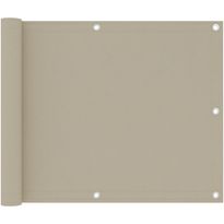 Parvekkeen suoja beige 75x300 cm oxford kangas