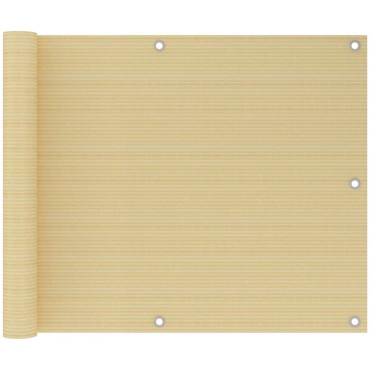 Parvekkeen suoja beige 75x400 cm hdpe_1