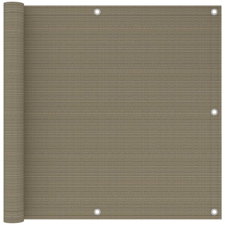 Parvekkeen suoja harmaanruskea 90x300 cm hdpe_1